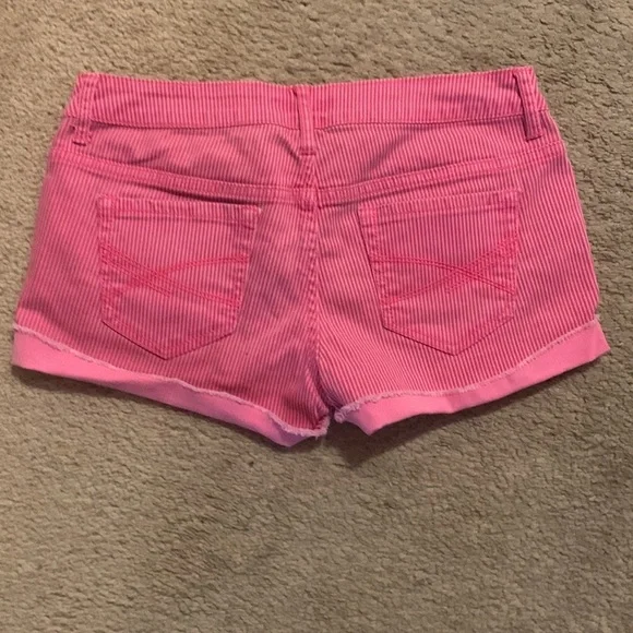 Aeropostale Pink Striped Shorts - Picture 2 of 4